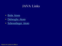 Physics 102: Lecture 24, Slide 1 Bohr vs. Correct Model of Atom Physics 102: Lecture 24 Today’s Lecture will cover Ch , ppt... 