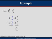 Copyright © 2011 Pearson Education, Inc. Publishing as Prentice Hall. Chapter 3 Adding and Subtracting Fractions. -  ppt download