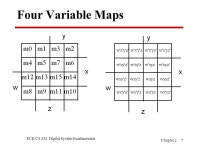 ECE/CS 352 Digital System Fundamentals1 ECE/CS 352 Digital Systems Fundamentals Spring 2001 Chapter 2 – Part 5 Tom Kaminski... 