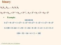 COMP1070/2002/lec1/H.Melikian COMP1070 Lecture #2 Computers and Computer Languages Some terminology What is Software? Operating... 