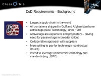 © Copyright 2004, ClearOrbit, Inc. RFID From Compliance to ROI RFID From Compliance to ROI. -  ppt download