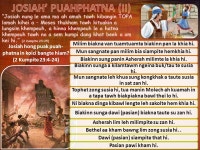 Lesson 8 for November 21, Hezekiah sih a kipan Judah siatna ah hong kia ta hi. 1.Manasseh in tate thahna ngeina cihte a kipan a... 