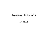 Review Questions 3 rd MD.1. Alyssa got up at 7:10 am. She has to be ready by 7:55 am for the bus. How much tie does Alyssa have... 