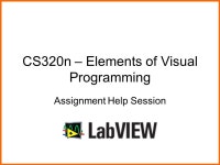 CS320n – Elements of Visual Programming Assignment Help Session. -  ppt download