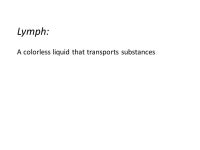 The Lymphatic System a subdivision of the cardiovascular system. -  ppt download
