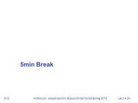 CS162 Operating Systems and Systems Programming Lecture 14 Key Value Storage Systems March 12, 2012 Anthony D. Joseph and Ion... 