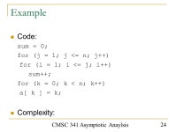 CMSC 341 Asymptotic Anaylsis1 CMSC 341 Asymptotic Analysis. -  ppt download