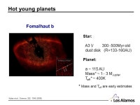 Ecole Normale Supérieure, 22 March 2011, LA-UR Images: Cassini; Marois et al. (2008) D. Saumon Los Alamos National Laboratory... 