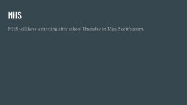 Tri-Valley High School Daily Announcements Today’s Date: Wednesday, November 4th, ppt download