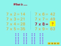 Seven times table Self test: 8 questions and answers sequentialrandom. -  ppt download