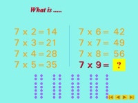 Seven times table Self test: 8 questions and answers sequentialrandom. -  ppt download