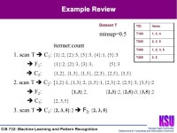 Kansas State University Department of Computing and Information Sciences CIS 732: Machine Learning and Pattern Recognition Friday... 