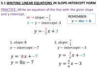TODAY IN ALGEBRA…  Review:  Mid Ch. 5 Test TODAY!  Independent Practice. -  ppt download