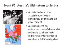 The Start of World War I Opener: Opener: top left side of notebook – Write down everything that you think you know about World... 