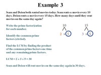Core Focus on Decimals & Fractions Least Common Multiple Lesson ppt download