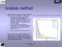 APS meeting, Dallas 22/04/06 1 A search for gravitational wave signals from known pulsars using early data from the LIGO S5 run... 
