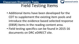 Classroom Diagnostic Tools CDT UPDATES for PAIUCC September 17, 2015 Dan Richards Dr. Carrie Soliday Brian Stamford Rich... 