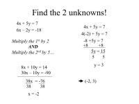 Chapter 9 Unit Question How do we solve linear systems? -  ppt download