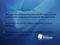 By Kj Chung. What is a computer? A computer is an organized setting of hardware and systems, and the “ computer “ is the... 