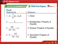 Lesson Menu Five-Minute Check (over Lesson 2–5) CCSS Then/Now New Vocabulary Key Concept: Properties of Real Numbers Example 1...