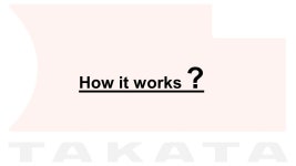 How it works ?. Our former chemical composition of our airbags was made with sodium amide. t > 110ºC 2 Na2O + N2O + NH3 → NaN3... 