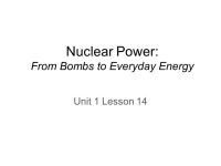 ET It is December of 1957 – 12 ½ years after the bombings of Hiroshima and Nagasaki, and it’s just been announced that the... 