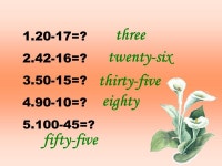 Review numbers: 1~10 11~19 20, 30, 40, 50, 60, 70, 80, 90, ppt download