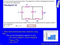Physics 212 Lecture 11, Slide 1 Physics 212 Lecture 11 Todays Concept: RC Circuits (Circuits with resistors & capacitors... 