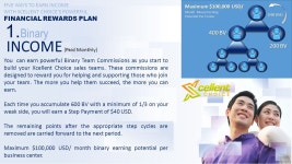 FINANCIAL LOOKING AND FEELING HEALTHY IS A CHOICE… MY XCELLENT CHOICE! REWARDS PLAN. -  ppt download