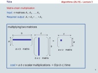 TU/e Algorithms (2IL15) – Lecture 3 1 DYNAMIC PROGRAMMING ppt download