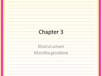 Chapter 3 Khoirul umam Monitha geraldine. Needs Analysis Procedures used to collect information about learners’ needs are known... 