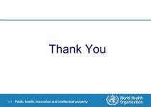 Public health, innovation and intellectual property 1 |1 | 6 th TECHNICAL COMMITTEE MEETING PHARMACEUTICAL MANUFACTURING PLAN FOR... 