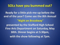 Stafford HSDaily Announcements Today is Wednesday, May 27, 2015 Stafford HS Daily Announcements Today is Wednesday, May 27, 2015... 