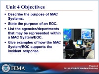 Visual 4.1 G0191: ICS/EOC Interface Workshop Unit 4: MAC/EOC Principles Review. -  ppt download