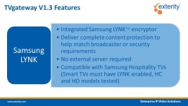 Partner Webinar TVgateway V1.3, 04 Nov 15. TVgateway V1.3 Products AvediaStream g4190, single ASI to IP gatewayavstr-g4190... 