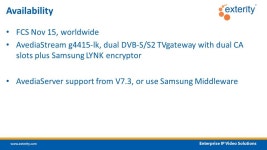 TVgateway V1.3 Products AvediaStream g4190, single ASI to IP gatewayavstr-g4190 AvediaStream g4310, dual DVB-S/S2. -  ppt... 
