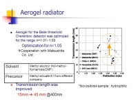 Tests of a proximity focusing RICH with aerogel as radiator and flat panel PMT (Hamamatsu H8500) as photon detector Rok Pestotnik... 