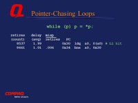 Hardware Support for Out-of-Order Instruction Profiling on Alpha 21264a Lance Berc & Mark Vandevoorde Joint work with: Jennifer... 