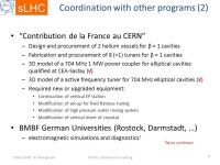 Report from WG2 (cavity) and objectives of the meeting W. Weingarten / CERN 3 rd SPL Collaboration Meeting CERN 11 – 13 Nov... 