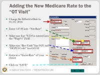 SUNCOAST SOLUTIONS | THE POWER TO CARE Effective 01/01/2016 to 12/31/2016 Medicare Home Health Payment Rates and CBSA Factors FY... 