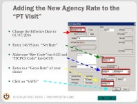 SUNCOAST SOLUTIONS | THE POWER TO CARE Effective 01/01/2016 to 12/31/2016 Medicare Home Health Payment Rates and CBSA Factors FY... 