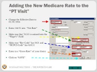 SUNCOAST SOLUTIONS | THE POWER TO CARE Effective 01/01/2016 to 12/31/2016 Medicare Home Health Payment Rates and CBSA Factors FY... 