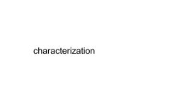Tues. 2/2/16. characterization substance/procedure. -  ppt download