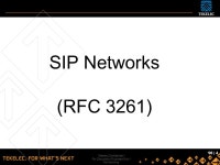 Tekelec Confidential Tekelec Confidential / For Discussion Purposes Only / Non-Binding ‘06 | 1 SIP / NGN / IMS Overview Andy... 