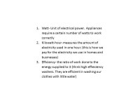 Used in generators, motors, and power distribution centers 2.Direct current- electricity. -  ppt download