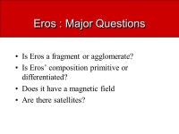 Cospar Capacity Building Workshop On Planetary Science N e a r E a r t h A s t e r o i d R e n d e z v o u s Dr. Lucy McFadden... 