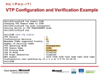 Medium-Sized Switched Network Construction NetPro-ITI Implementing VLANs and Trunks. -  ppt download
