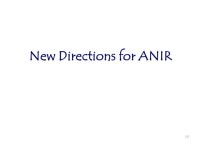 1 The National Science Foundation CISE –ANIR. Internet 2 March Outline 4 100,000 ft - NSF 4 50,000 ft – CISE 4 10,000 ft... 