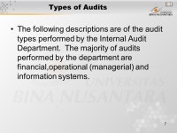 1 Pertemuan 14 Audit Planning Matakuliah:A0274/Pengelolaan Fungsi Audit Sistem Informasi Tahun: 2005 Versi: 1/1. -  ppt download