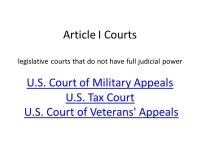 GOVT 2302 The Judiciary Constitutional Design. In the last set of power points we looked at the general features of the judiciary... 
